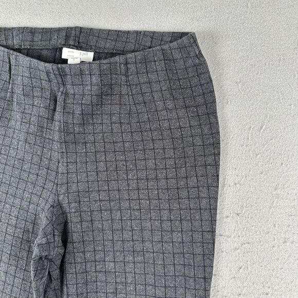 J‎ Jill Pants Women’s Small Black Check Pony Slim Leg Stretch Pull on Pleated - Picture 3 of 16